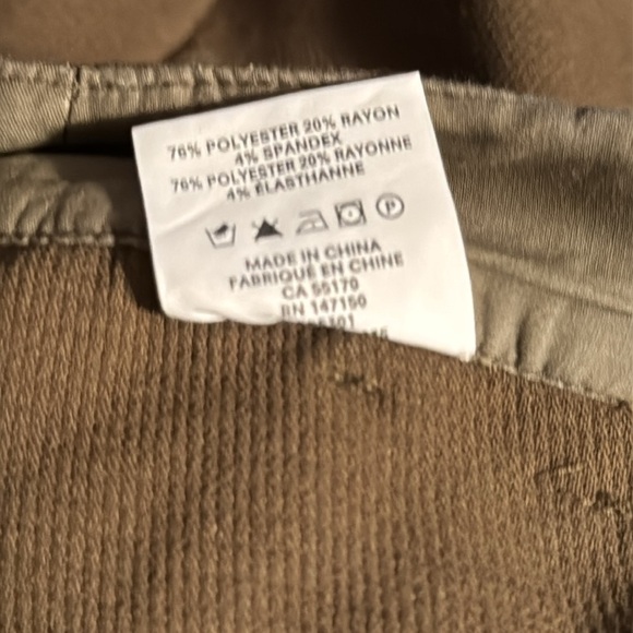 Frank And‎ Oak olive green utility mini skirt Sz S - Picture 6 of 8